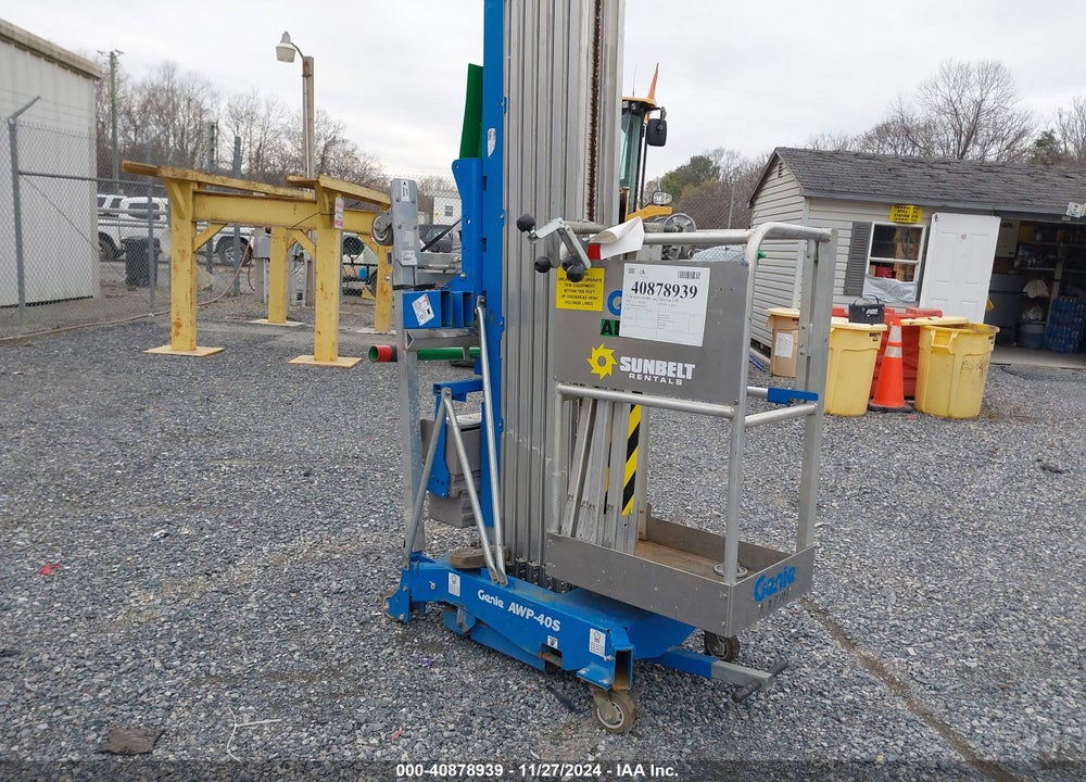 2020 GENIE AWP-40S AERIAL WORK PLATFORM VIN: AWPP100342