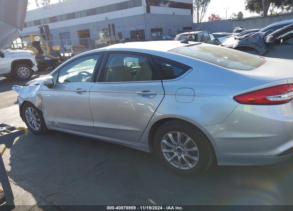 2017 FORD FUSION S VIN: 3FA6P0G73HR187308