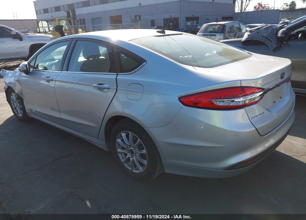 2017 FORD FUSION S VIN: 3FA6P0G73HR187308