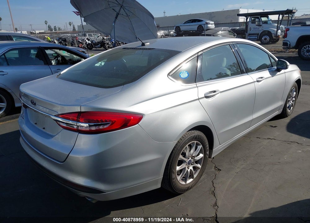 2017 FORD FUSION S VIN: 3FA6P0G73HR187308