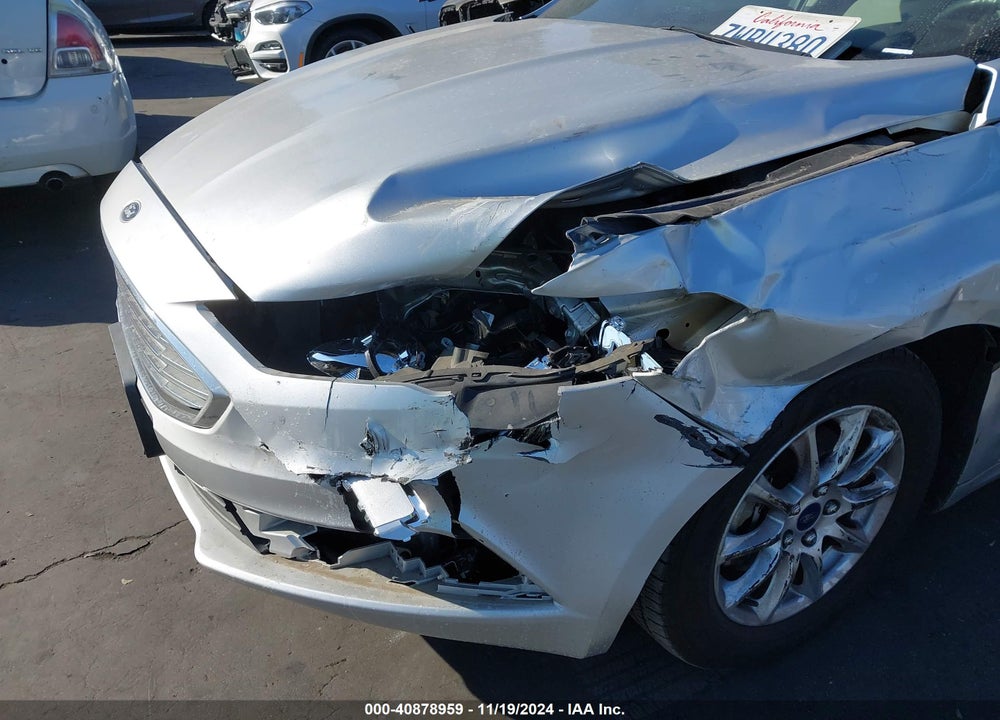 2017 FORD FUSION S VIN: 3FA6P0G73HR187308