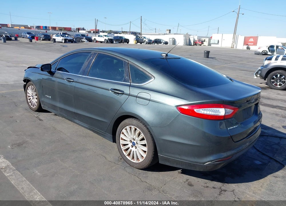 2015 FORD FUSION HYBRID SE VIN: 3FA6P0LUXFR306254