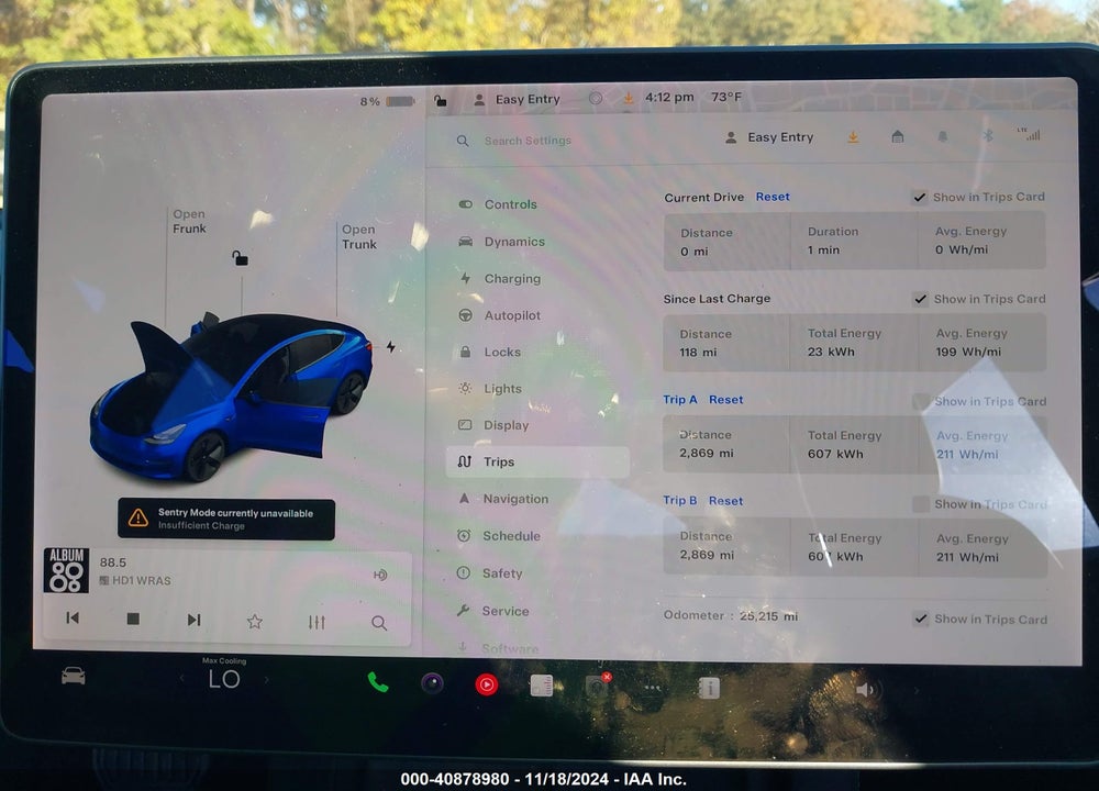 2021 TESLA MODEL 3 STANDARD RANGE PLUS REAR-WHEEL DRIVE VIN: 5YJ3E1EA6MF992111