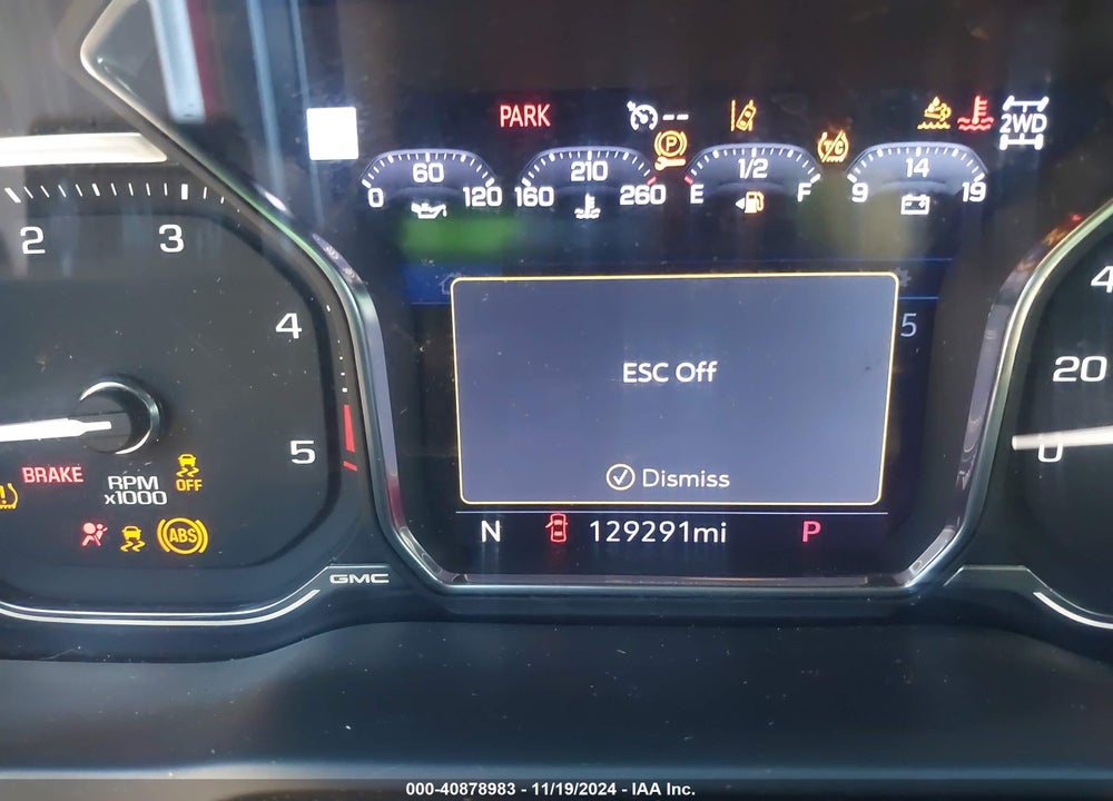 2020 GMC SIERRA 2500HD 4WD STANDARD BED AT4 VIN: 1GT49PEYXLF180927