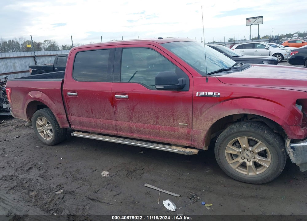2015 FORD F-150 XLT VIN: 1FTEW1CGXFFB38315