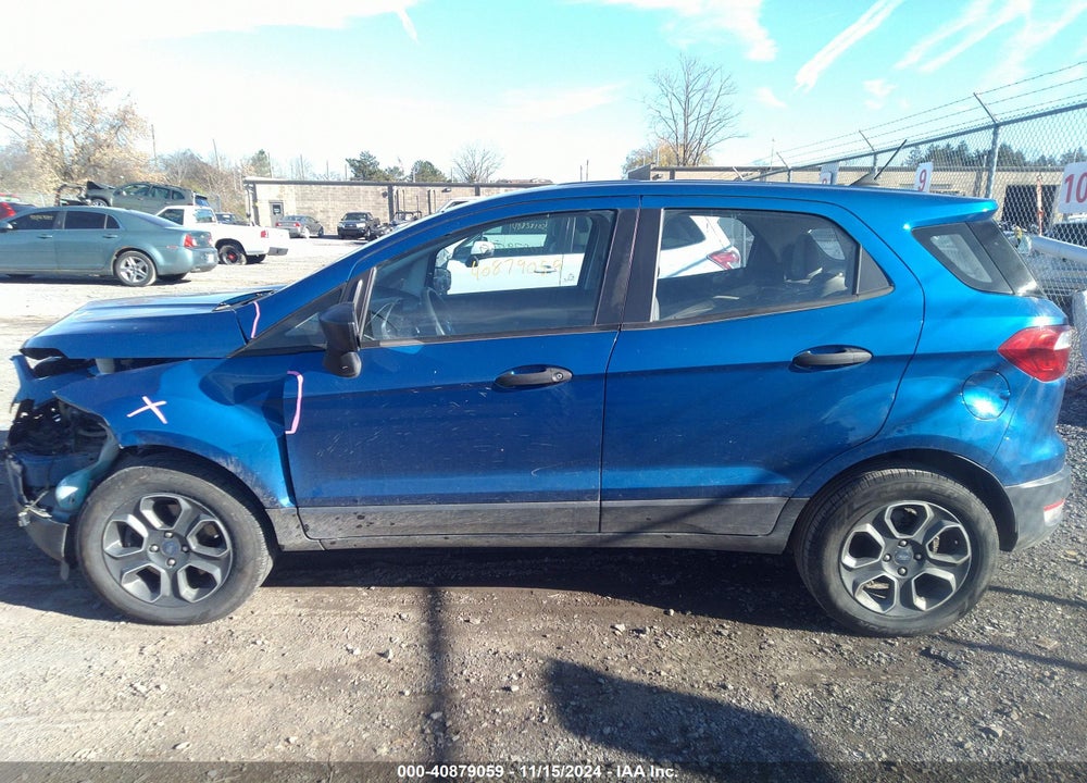 2020 FORD ECOSPORT S VIN: MAJ3S2FE5LC365790