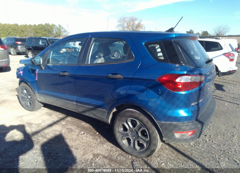 2020 FORD ECOSPORT S VIN: MAJ3S2FE5LC365790