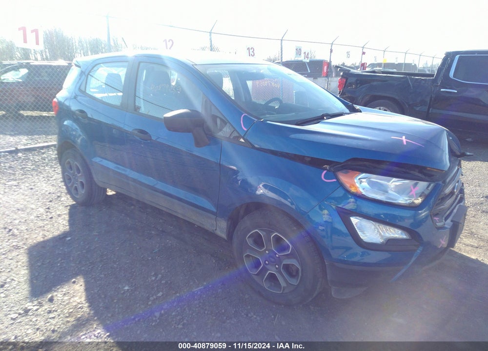 2020 FORD ECOSPORT S VIN: MAJ3S2FE5LC365790