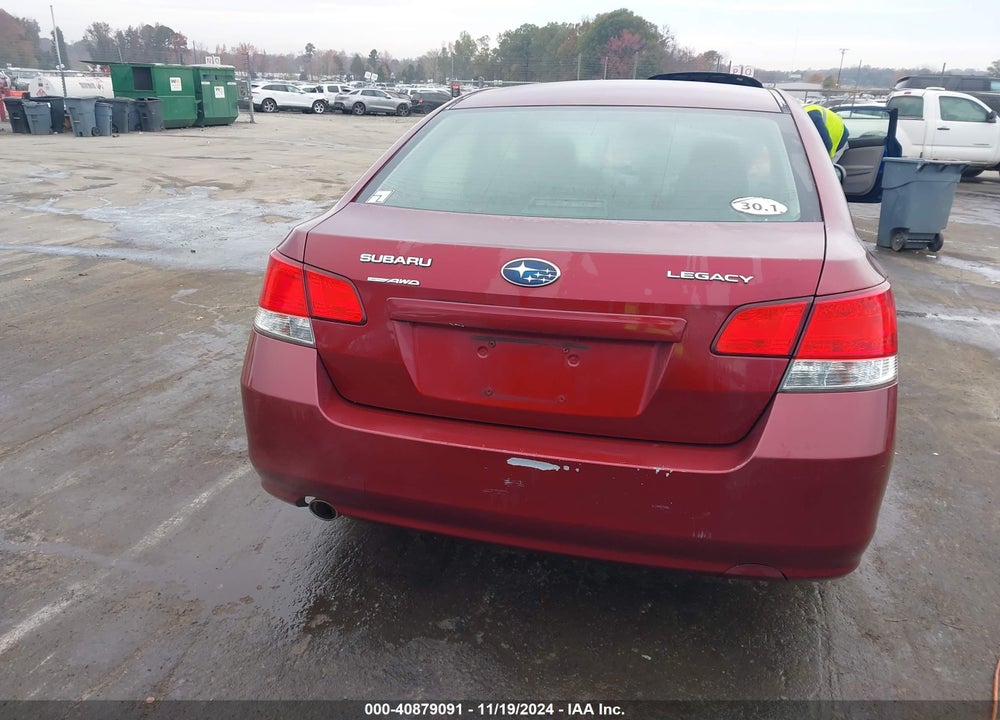 2011 SUBARU LEGACY 2.5I PREMIUM VIN: 4S3BMBC60B3233967