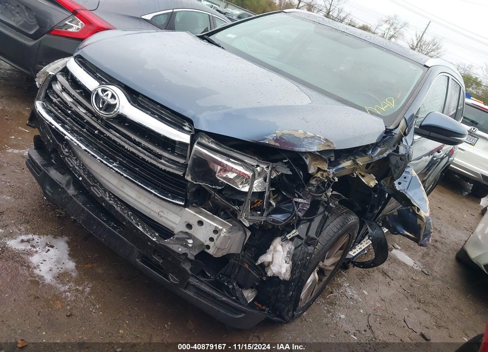 2015 TOYOTA HIGHLANDER XLE V6 VIN: 5TDJKRFH7FS186352