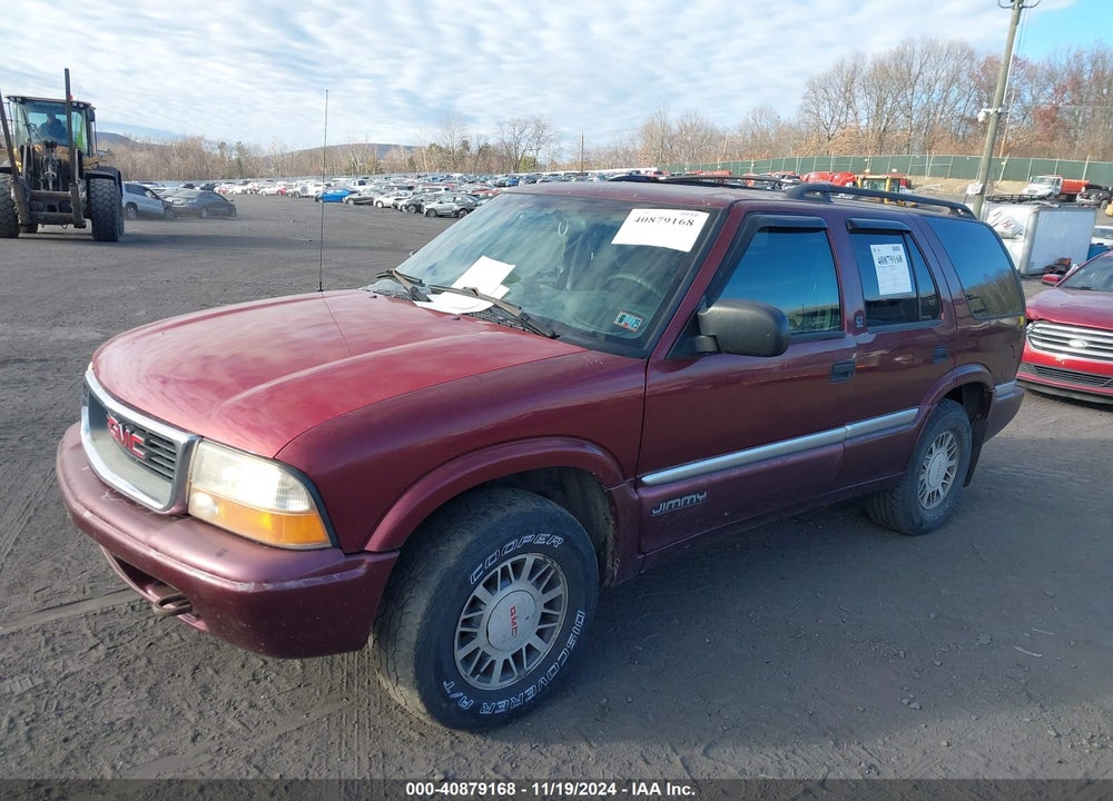 2000 GMC JIMMY SLE VIN: 1GKDT13W8Y2160629