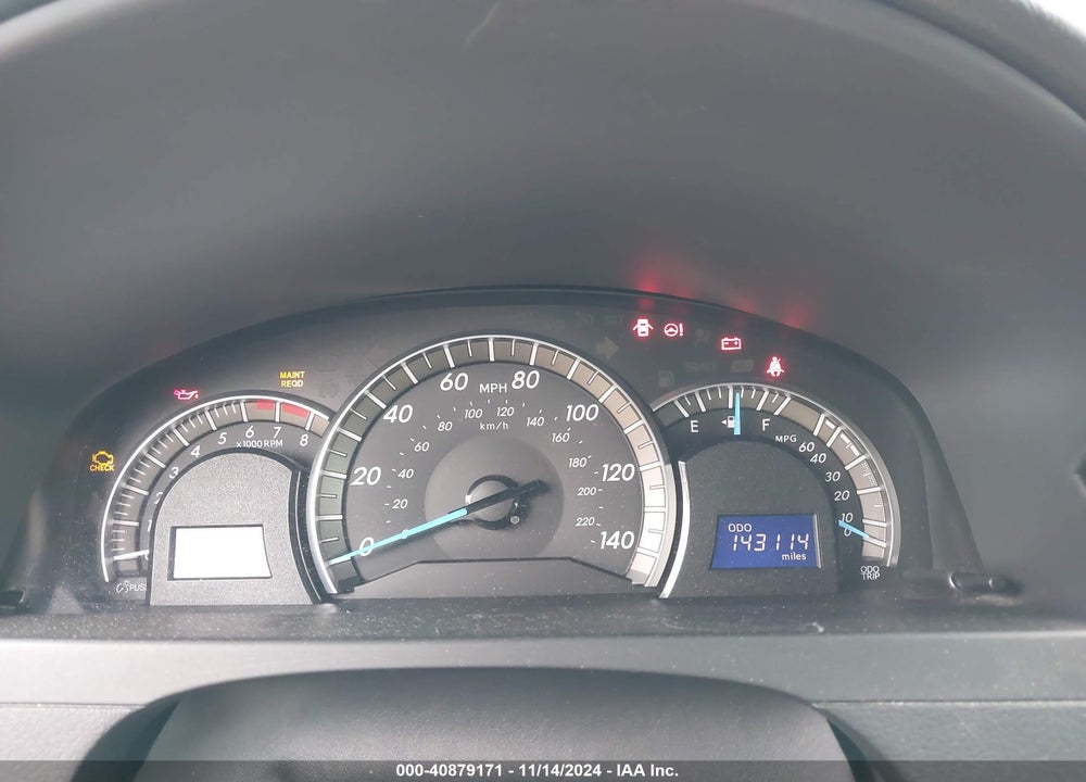2012 TOYOTA CAMRY SE VIN: 4T1BF1FK2CU057993