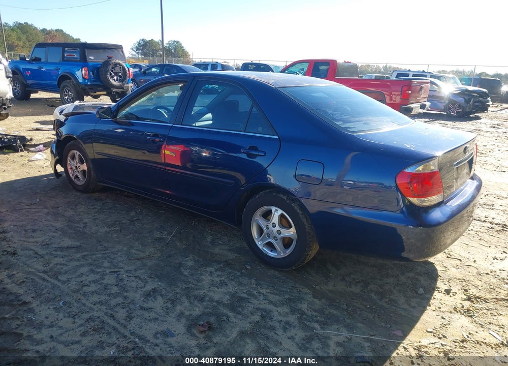 2005 TOYOTA CAMRY LE VIN: 4T1BE32K15U431338