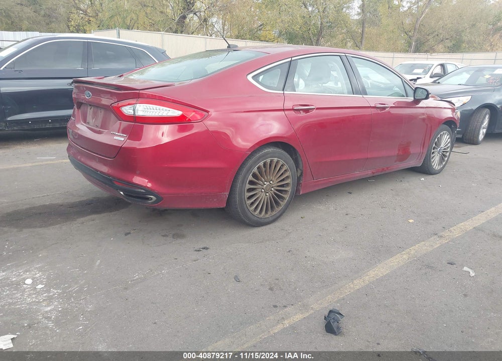 2016 FORD FUSION TITANIUM VIN: 3FA6P0K9XGR219761