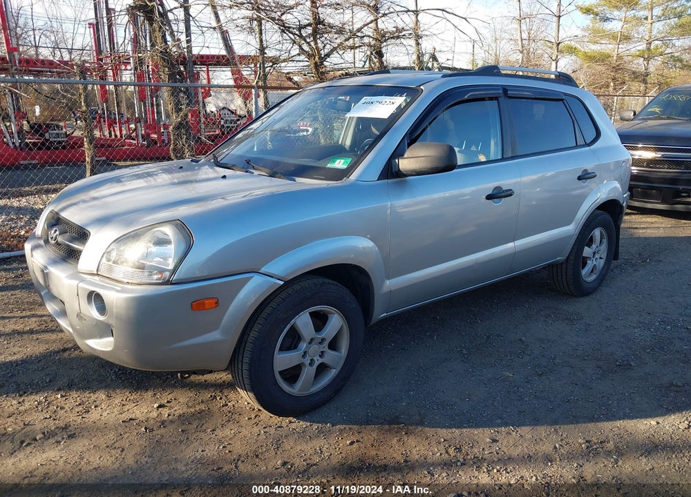 2008 HYUNDAI TUCSON GLS VIN: KM8JM12BX8U708625
