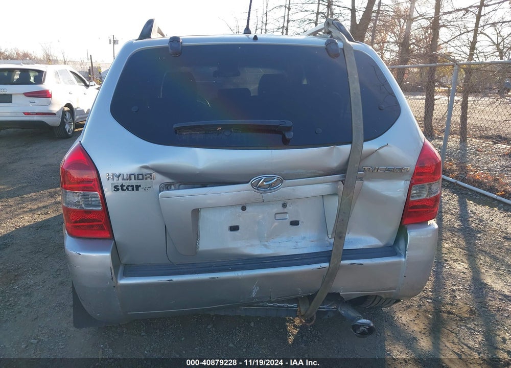 2008 HYUNDAI TUCSON GLS VIN: KM8JM12BX8U708625
