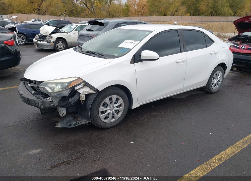 2016 TOYOTA COROLLA L VIN: 2T1BURHE1GC733143