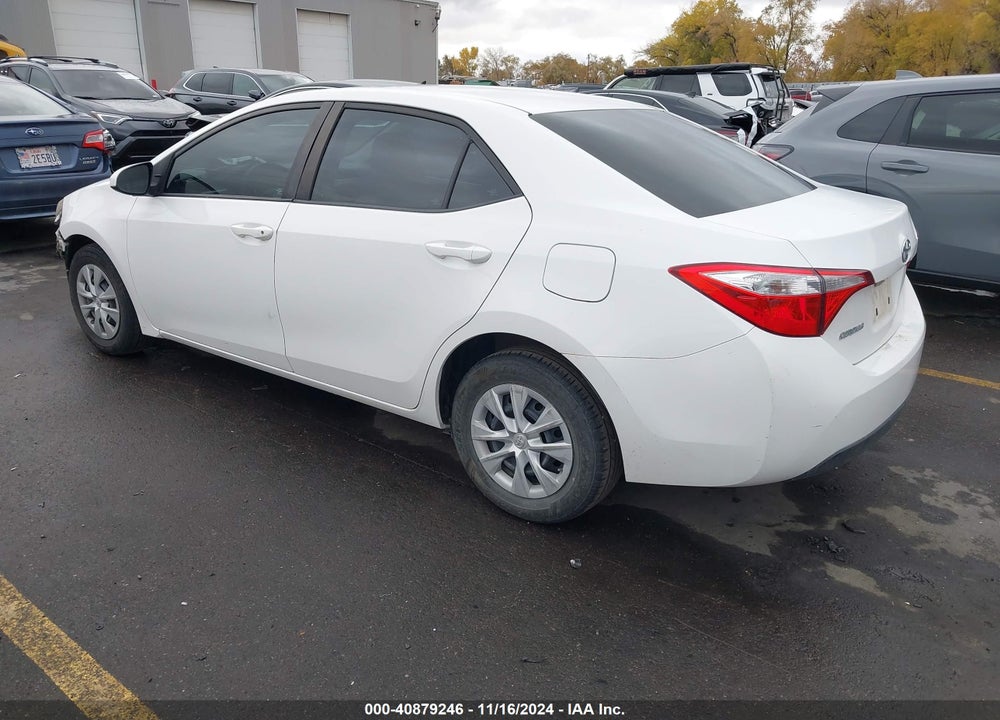 2016 TOYOTA COROLLA L VIN: 2T1BURHE1GC733143