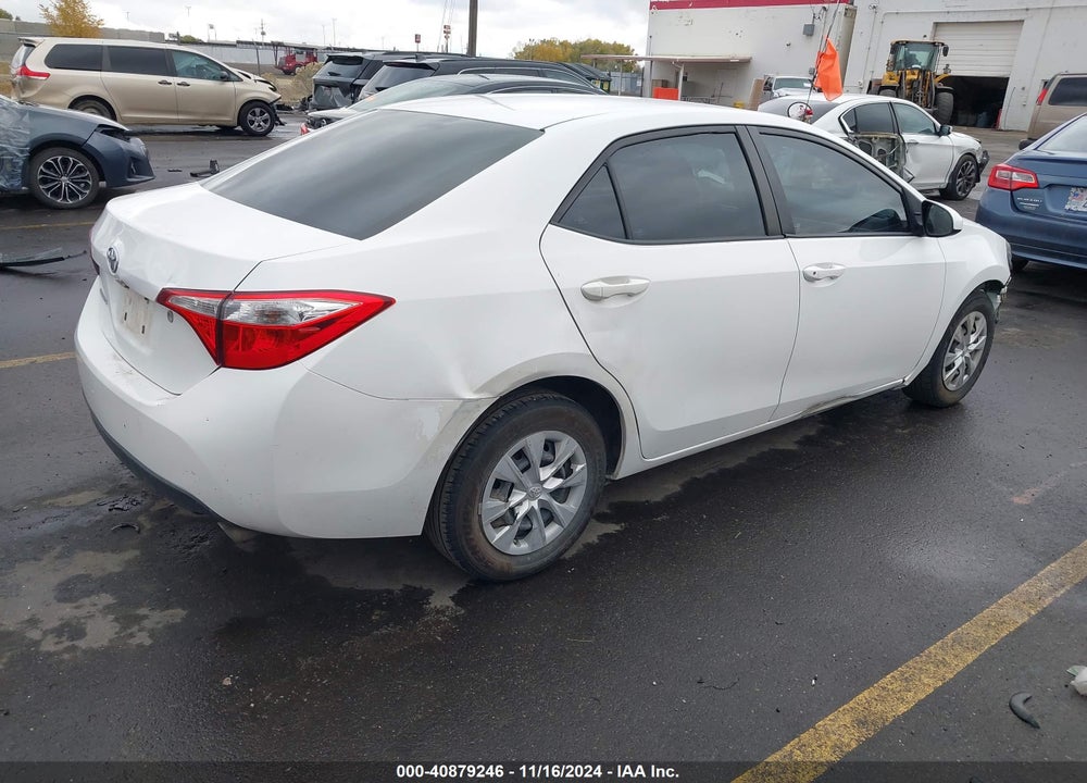 2016 TOYOTA COROLLA L VIN: 2T1BURHE1GC733143