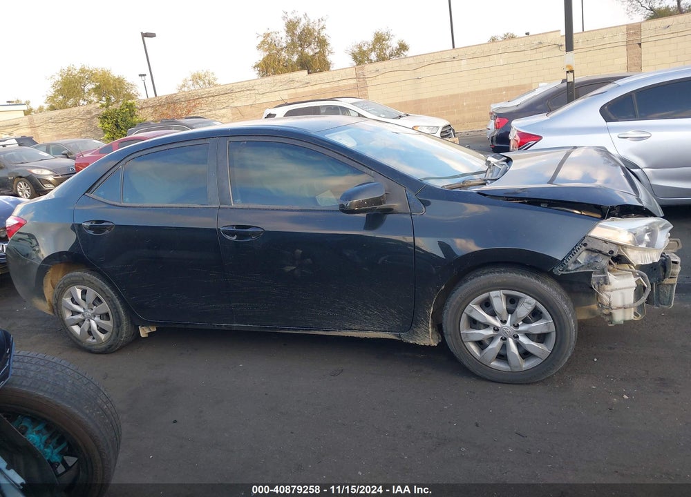 2016 TOYOTA COROLLA LE VIN: 2T1BURHEXGC520689