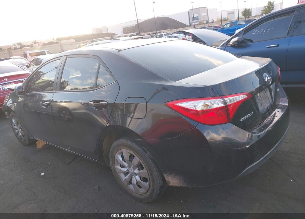 2016 TOYOTA COROLLA LE VIN: 2T1BURHEXGC520689