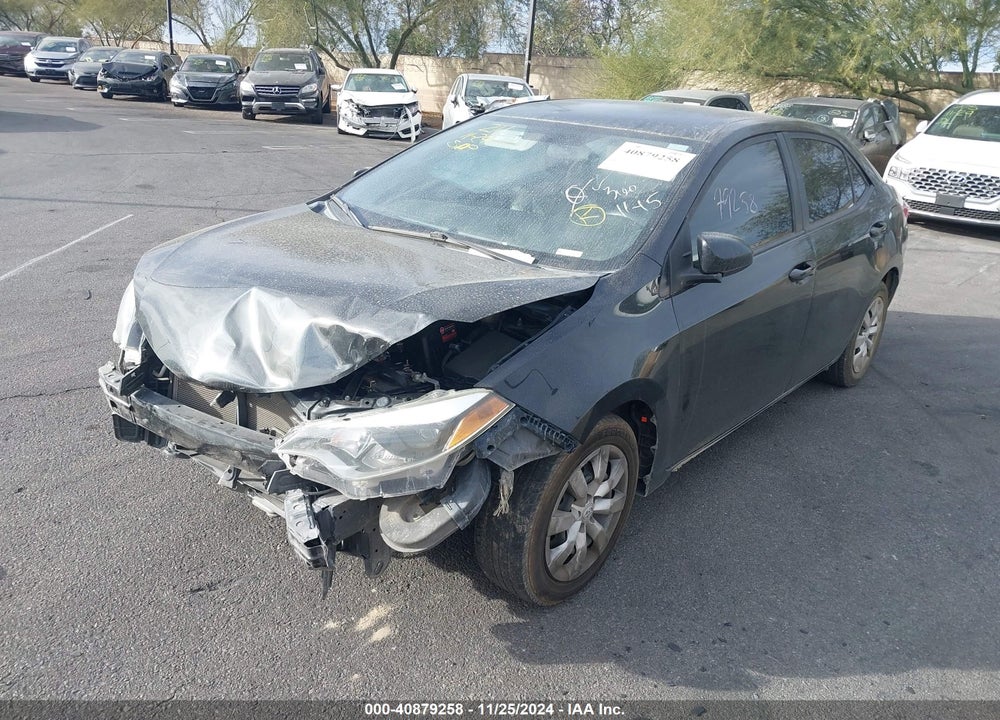 2016 TOYOTA COROLLA LE VIN: 2T1BURHEXGC520689