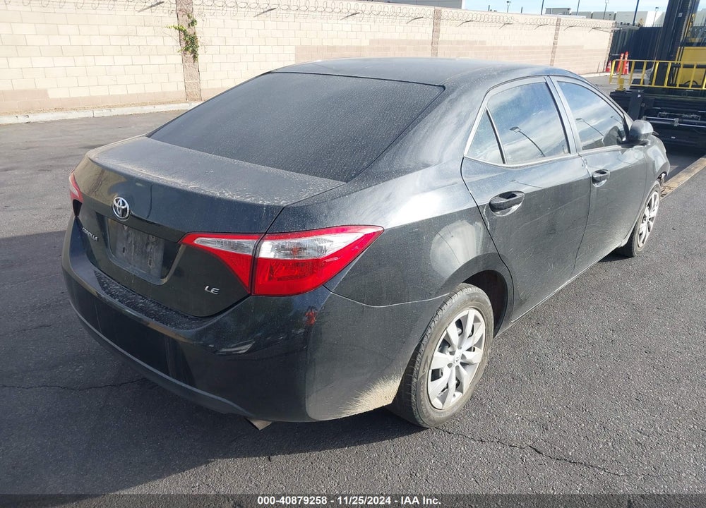 2016 TOYOTA COROLLA LE VIN: 2T1BURHEXGC520689