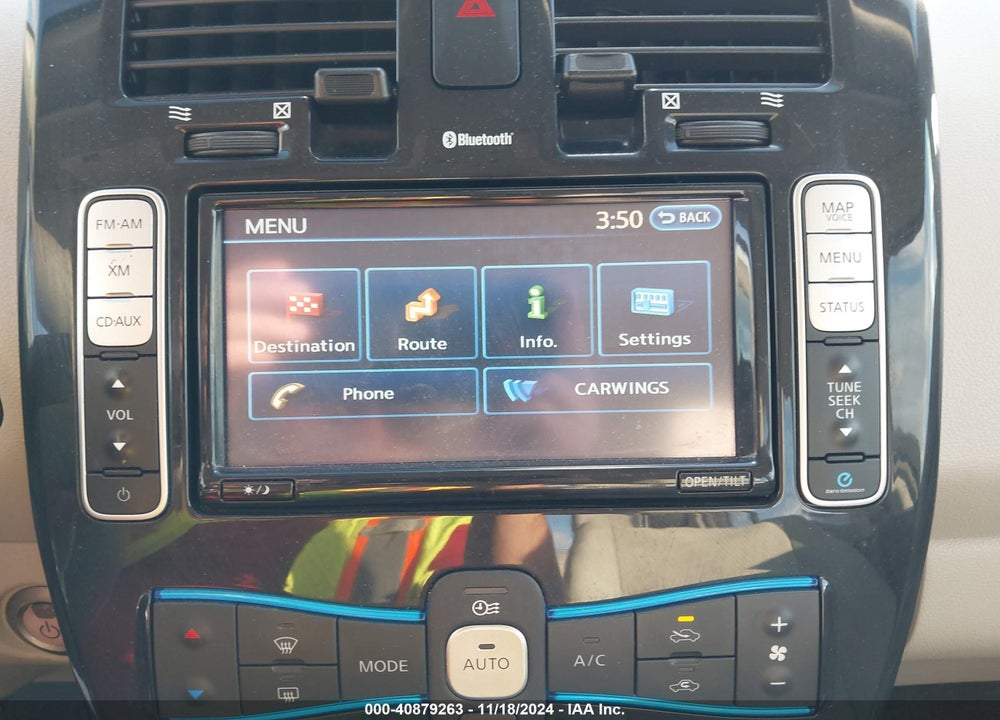 2012 NISSAN LEAF SL VIN: JN1AZ0CP2CT017813