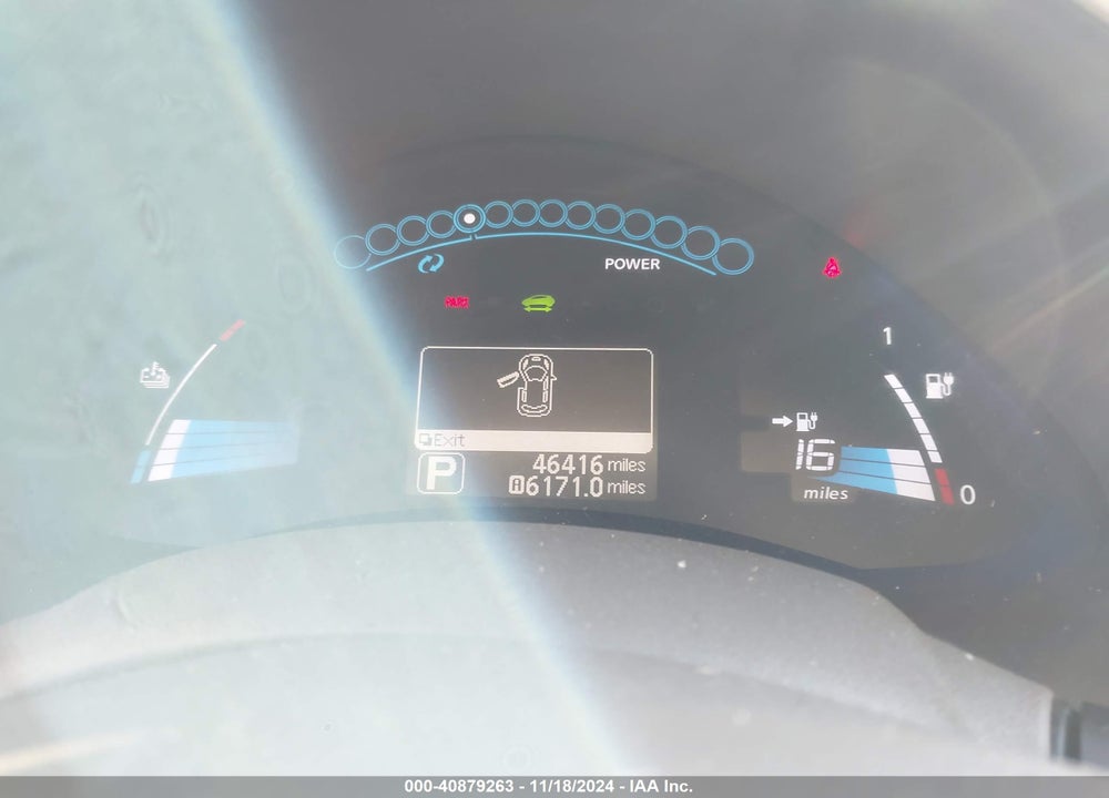 2012 NISSAN LEAF SL VIN: JN1AZ0CP2CT017813