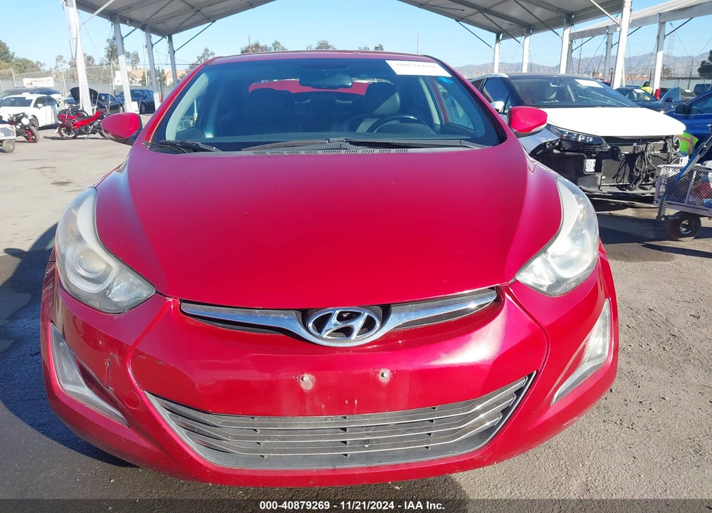 2016 HYUNDAI ELANTRA LIMITED VIN: KMHDH4AEXGU572283