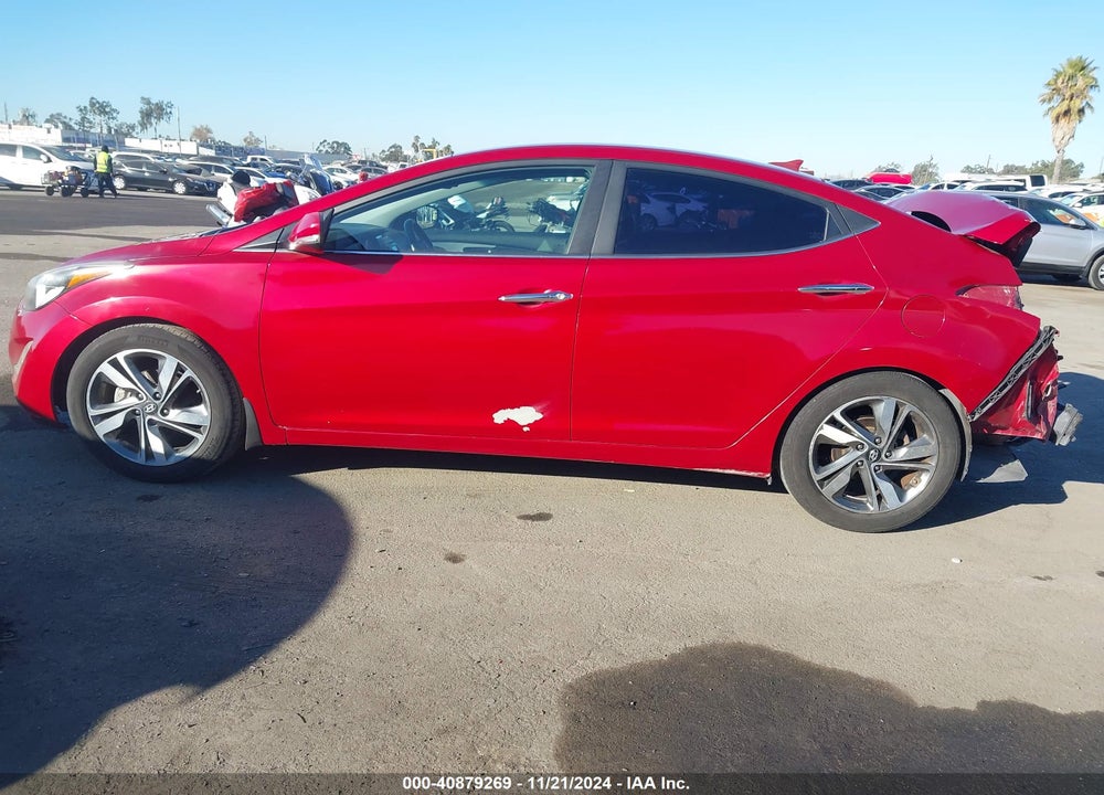 2016 HYUNDAI ELANTRA LIMITED VIN: KMHDH4AEXGU572283