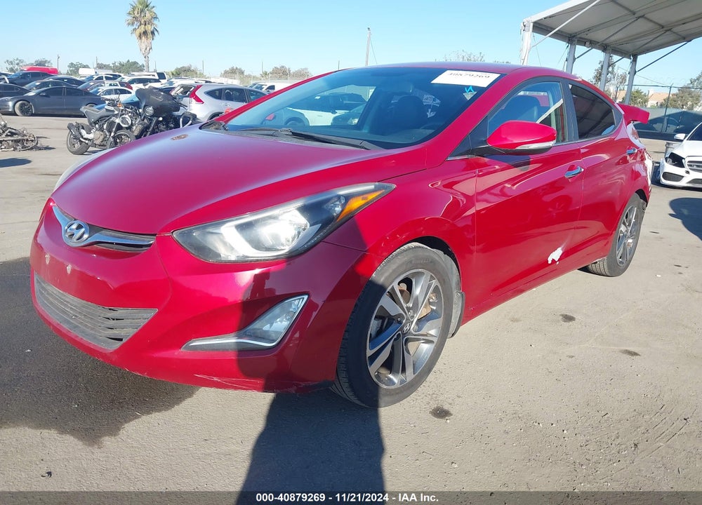2016 HYUNDAI ELANTRA LIMITED VIN: KMHDH4AEXGU572283