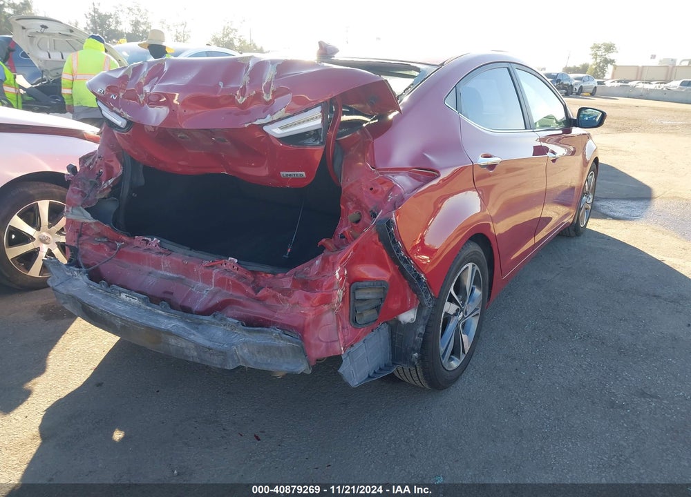 2016 HYUNDAI ELANTRA LIMITED VIN: KMHDH4AEXGU572283