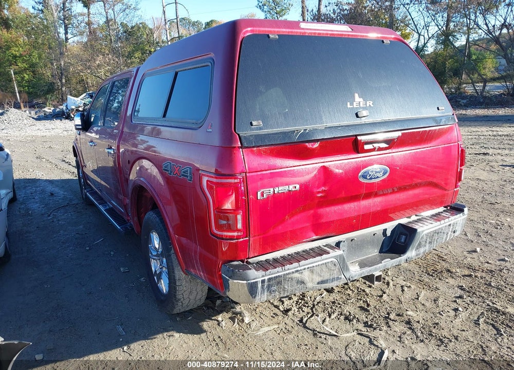 2017 FORD F-150 LARIAT VIN: 1FTEW1EG4HKC18023