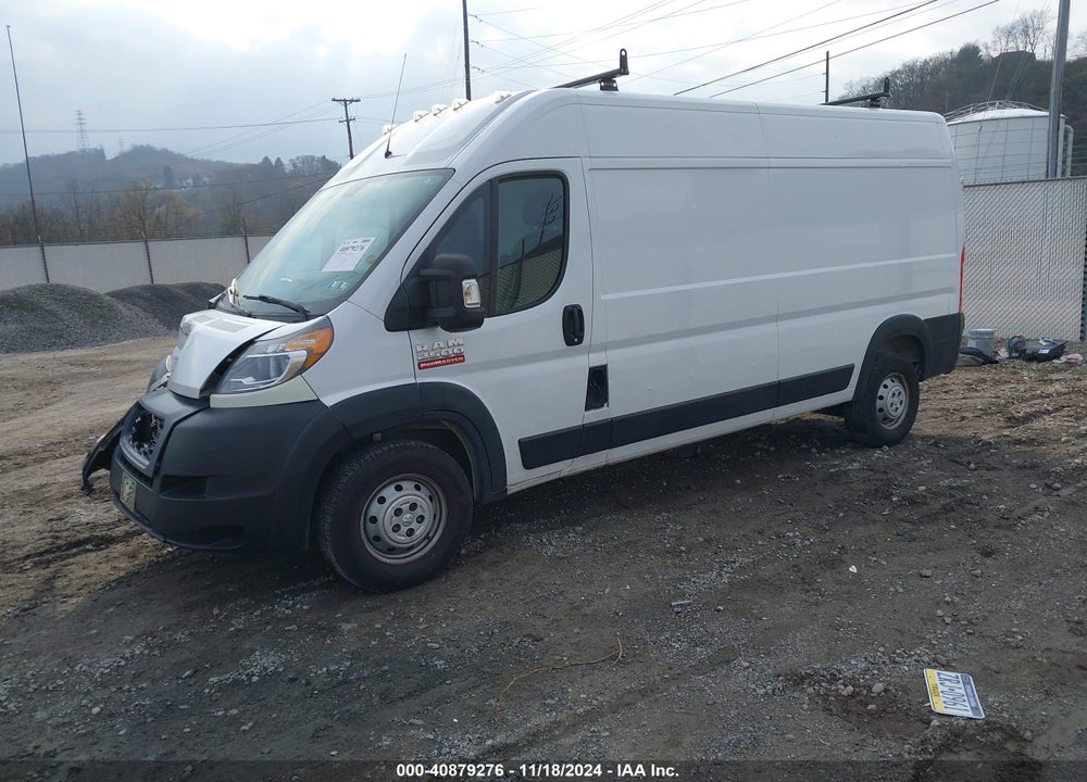 2020 RAM PROMASTER 2500 HIGH ROOF 159 WB VIN: 3C6TRVDG8LE101460