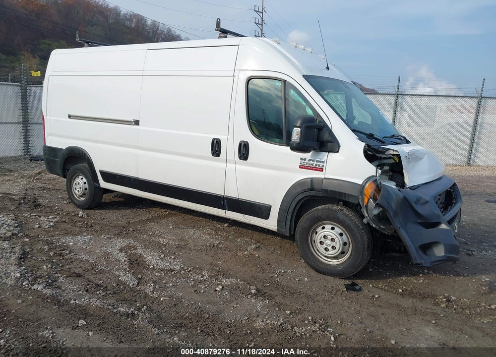 2020 RAM PROMASTER 2500 HIGH ROOF 159 WB VIN: 3C6TRVDG8LE101460