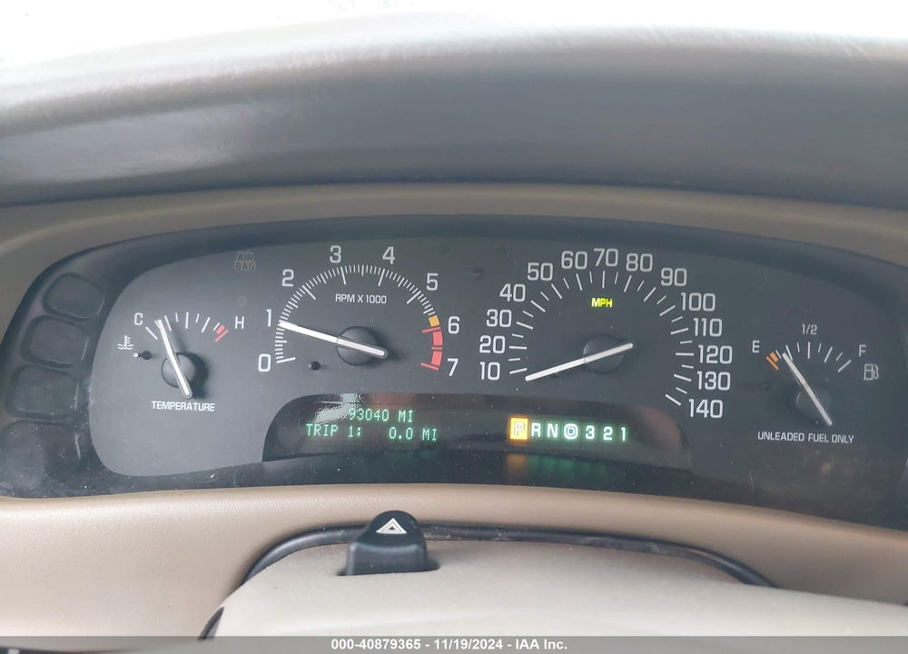 2000 BUICK PARK AVENUE VIN: 1G4CW52KXY4145831