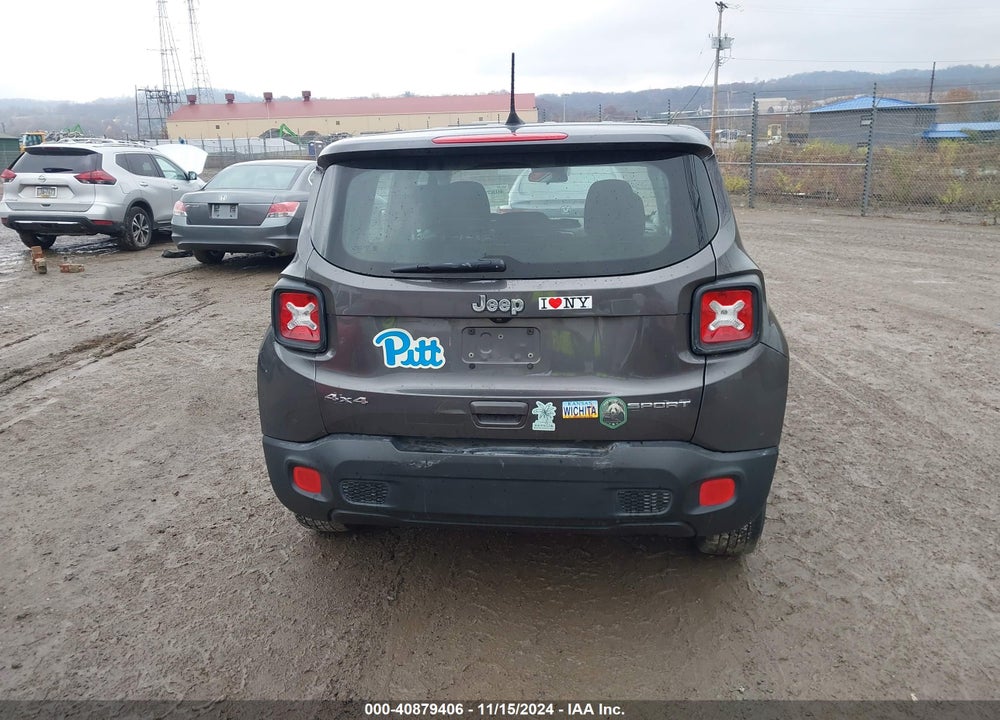 2018 JEEP RENEGADE SPORT 4X4 VIN: ZACCJBAB9JPJ43544