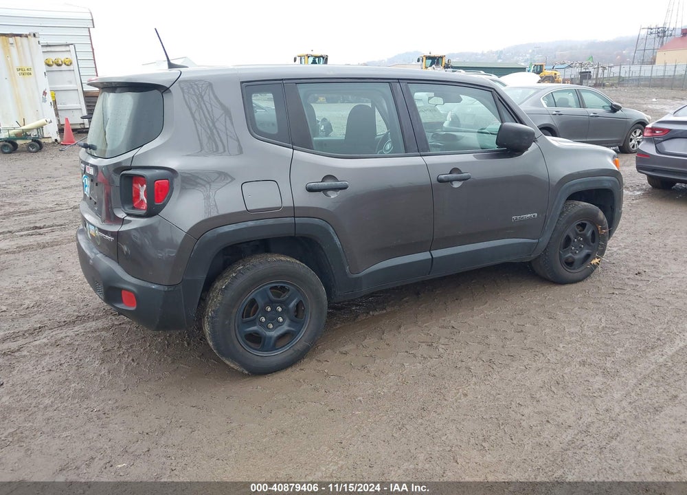 2018 JEEP RENEGADE SPORT 4X4 VIN: ZACCJBAB9JPJ43544