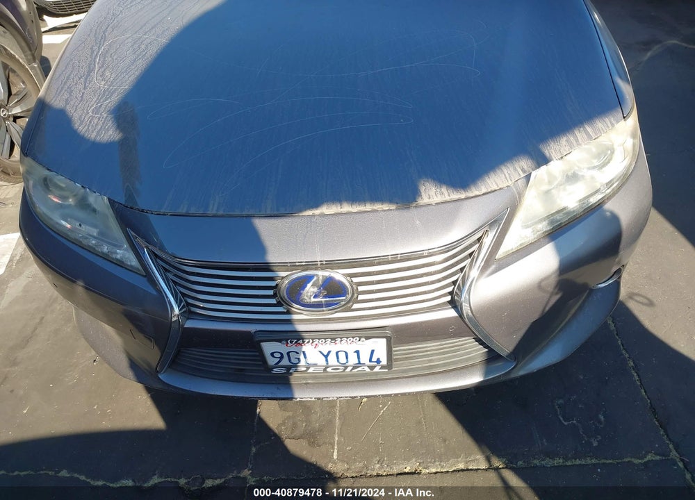 2013 LEXUS ES 300H VIN: JTHBW1GG6D2020827