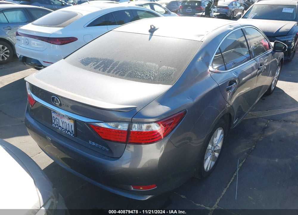 2013 LEXUS ES 300H VIN: JTHBW1GG6D2020827