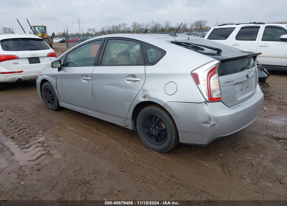2013 TOYOTA PRIUS THREE VIN: JTDKN3DU2D1674790