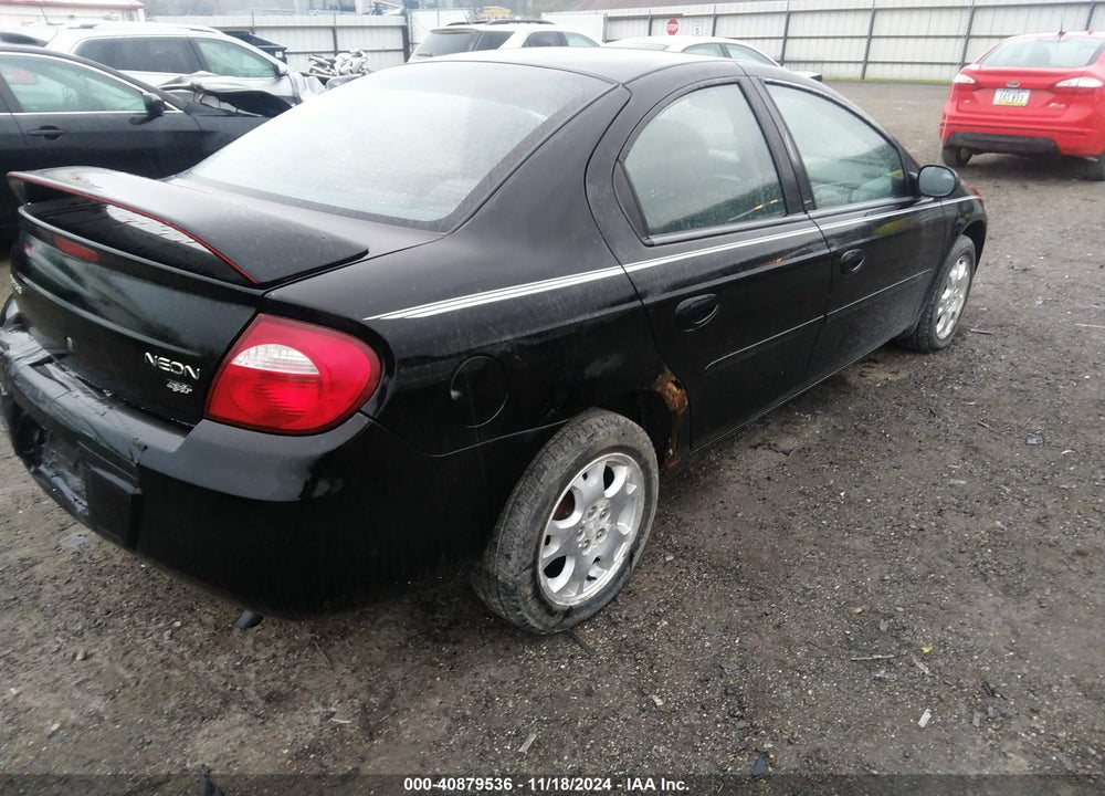 2005 DODGE NEON SXT VIN: 1B3ES56C15D105100
