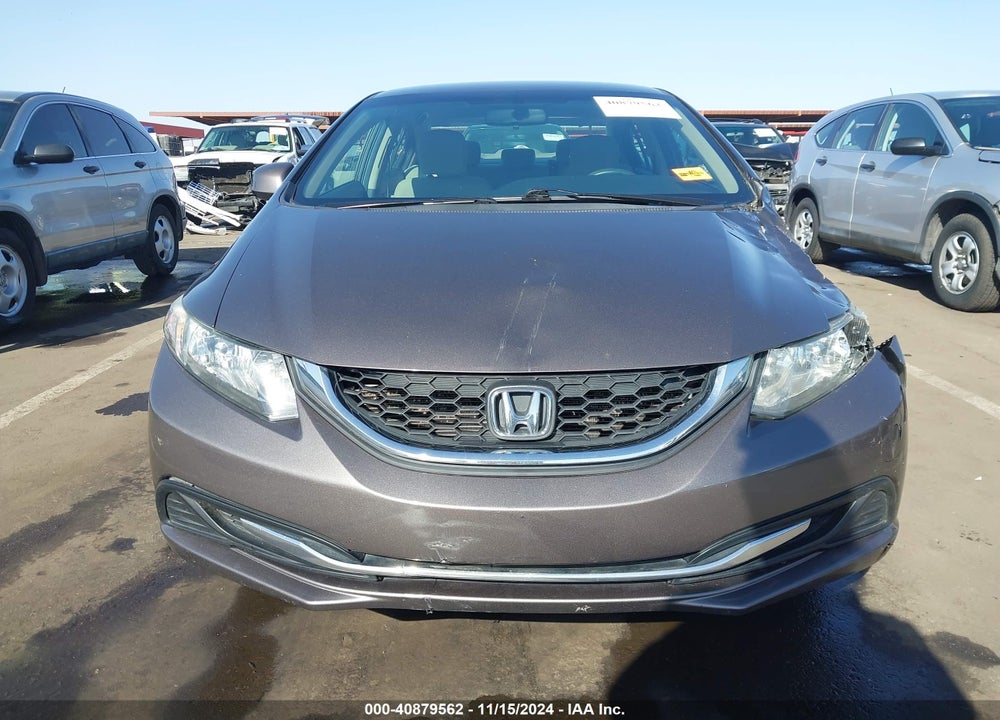 2013 HONDA CIVIC LX VIN: 19XFB2F54DE284751