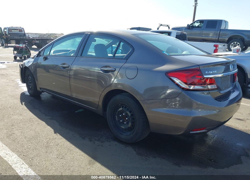 2013 HONDA CIVIC LX VIN: 19XFB2F54DE284751