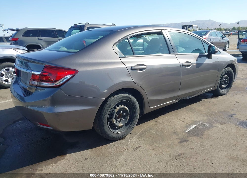 2013 HONDA CIVIC LX VIN: 19XFB2F54DE284751