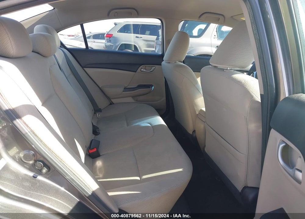 2013 HONDA CIVIC LX VIN: 19XFB2F54DE284751