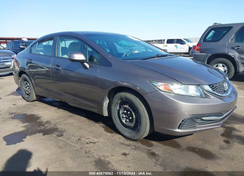 2013 HONDA CIVIC LX VIN: 19XFB2F54DE284751