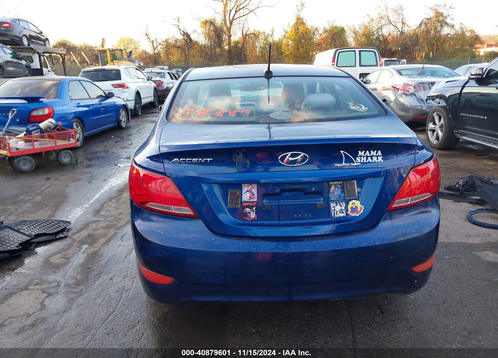 2015 HYUNDAI ACCENT GLS VIN: KMHCT4AE9FU903153