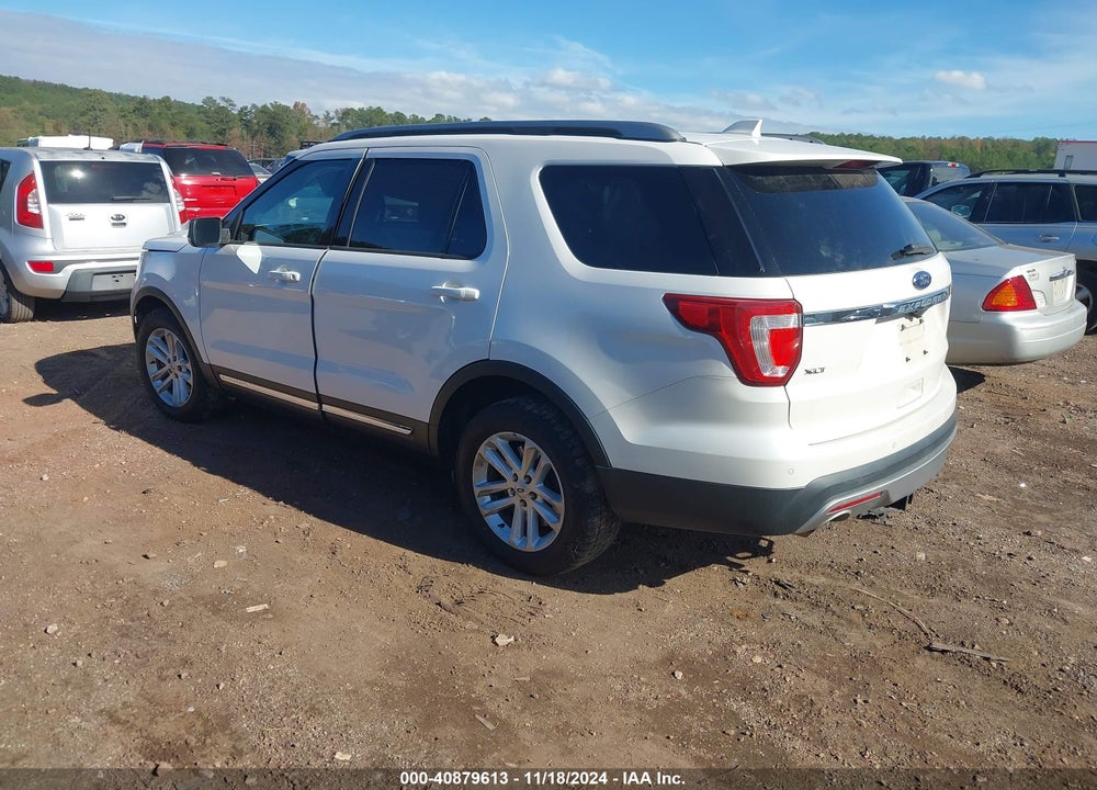 2017 FORD EXPLORER XLT VIN: 1FM5K7D83HGA45814